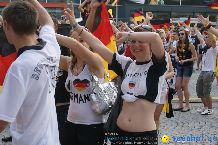 WM-2010: Deutschland-Argentinien (4:0): Singen, 03.07.2010