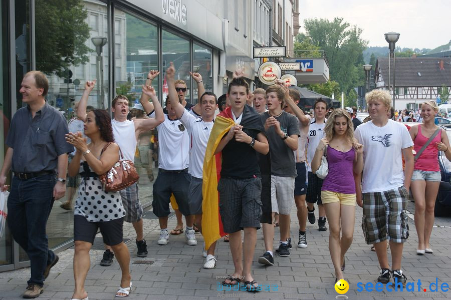 WM-2010: Deutschland-Argentinien (4:0): Singen, 03.07.2010