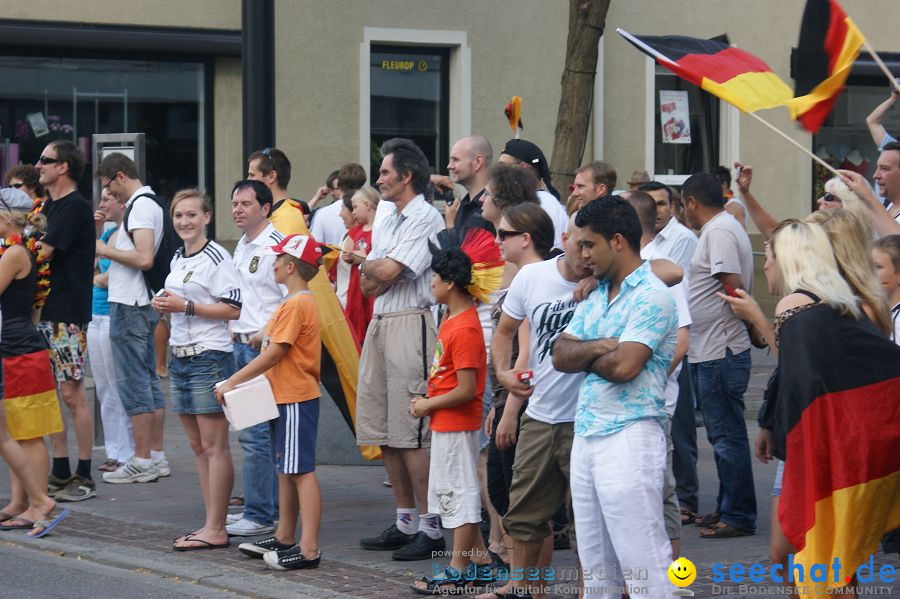 WM-2010: Deutschland-Argentinien (4:0): Singen, 03.07.2010