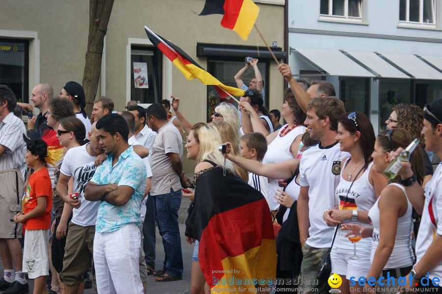 WM-2010: Deutschland-Argentinien (4:0): Singen, 03.07.2010