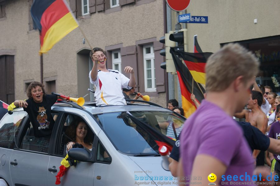 WM-2010: Deutschland-Argentinien (4:0): Singen, 03.07.2010