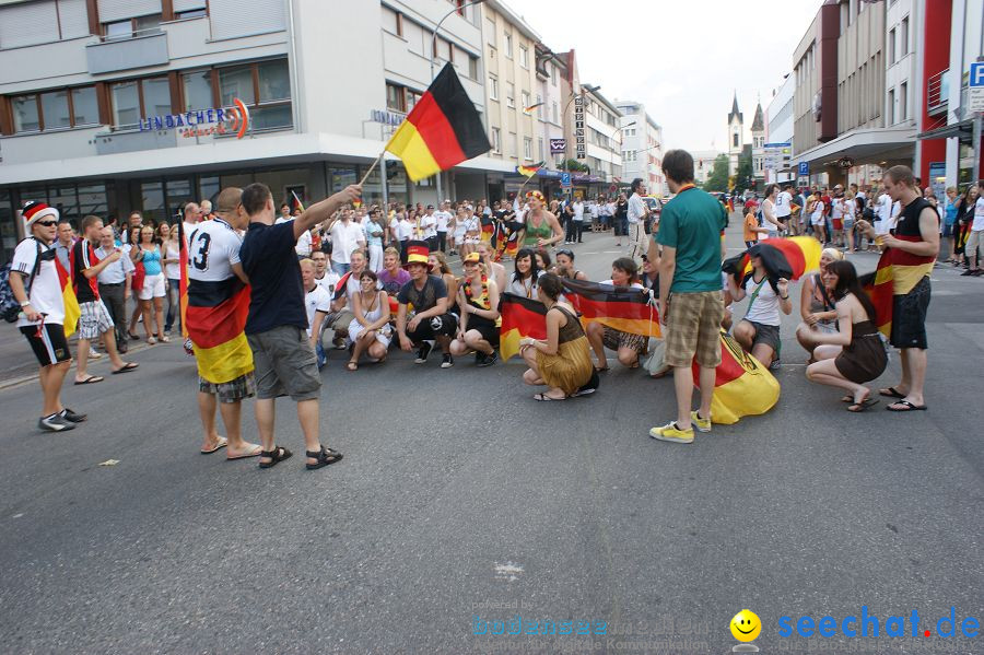 WM-2010: Deutschland-Argentinien (4:0): Singen, 03.07.2010