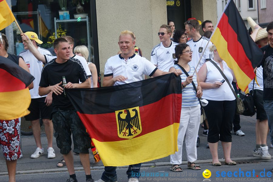 WM-2010: Deutschland-Argentinien (4:0): Singen, 03.07.2010