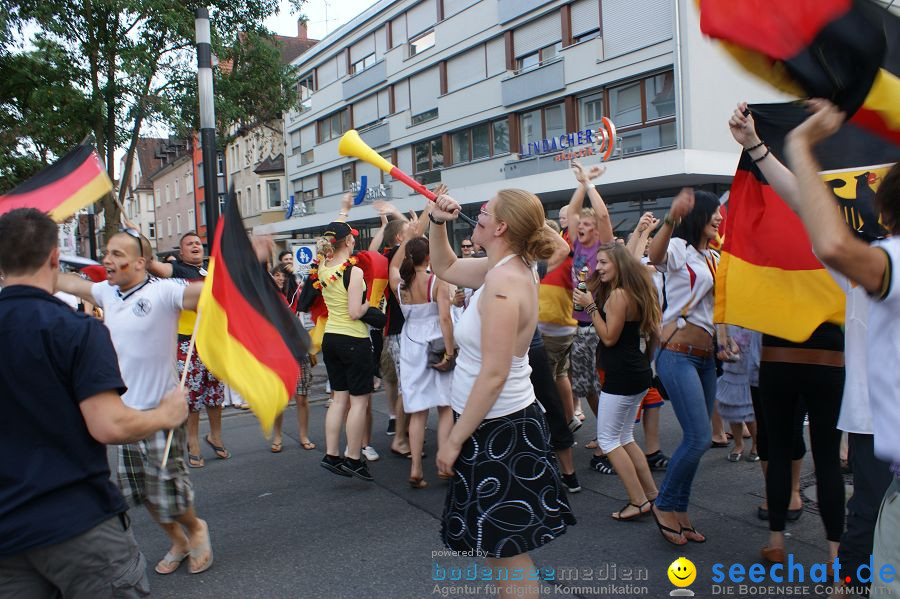 WM-2010: Deutschland-Argentinien (4:0): Singen, 03.07.2010