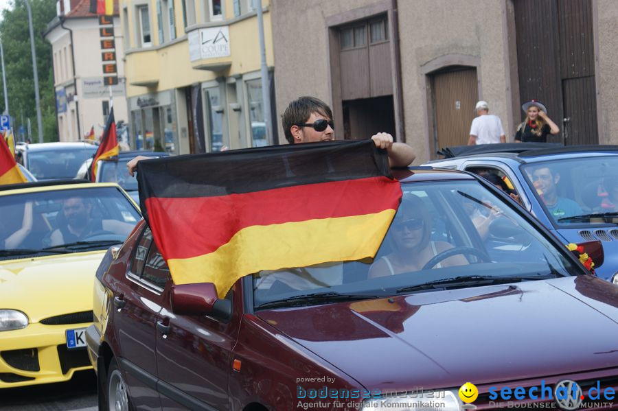 WM-2010: Deutschland-Argentinien (4:0): Singen, 03.07.2010