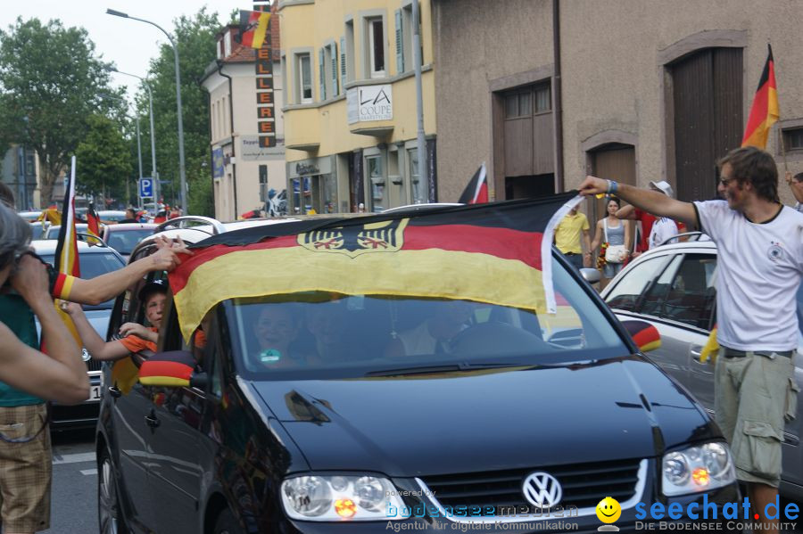 WM-2010: Deutschland-Argentinien (4:0): Singen, 03.07.2010