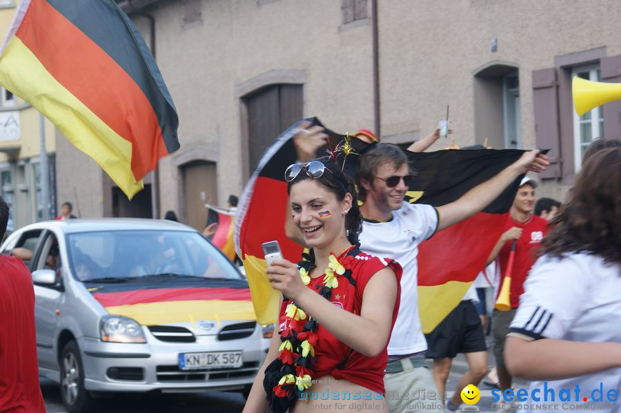 WM-2010: Deutschland-Argentinien (4:0): Singen, 03.07.2010