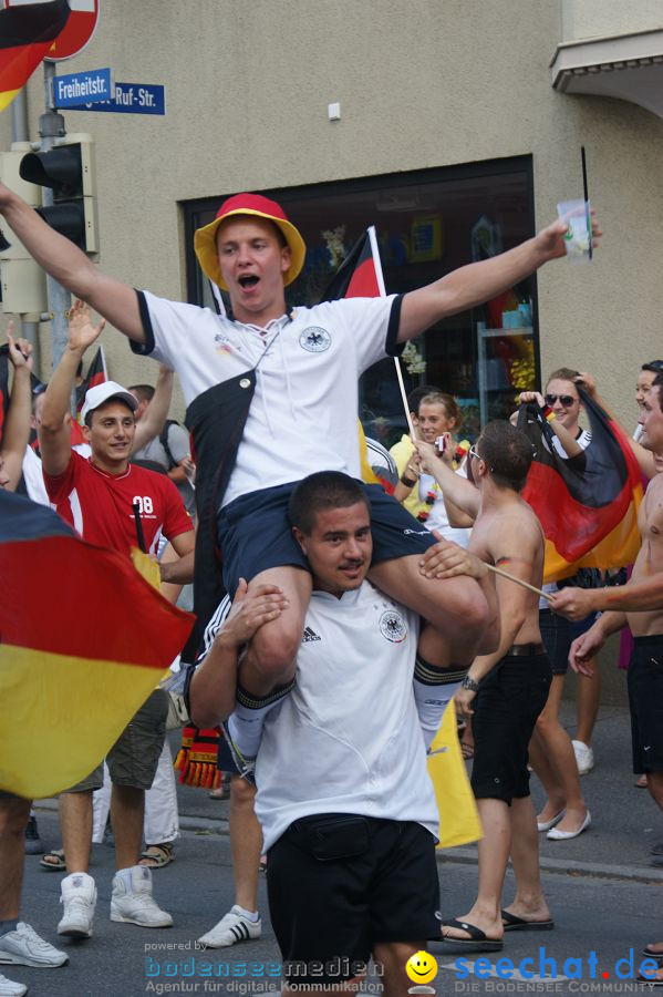 WM-2010: Deutschland-Argentinien (4:0): Singen, 03.07.2010