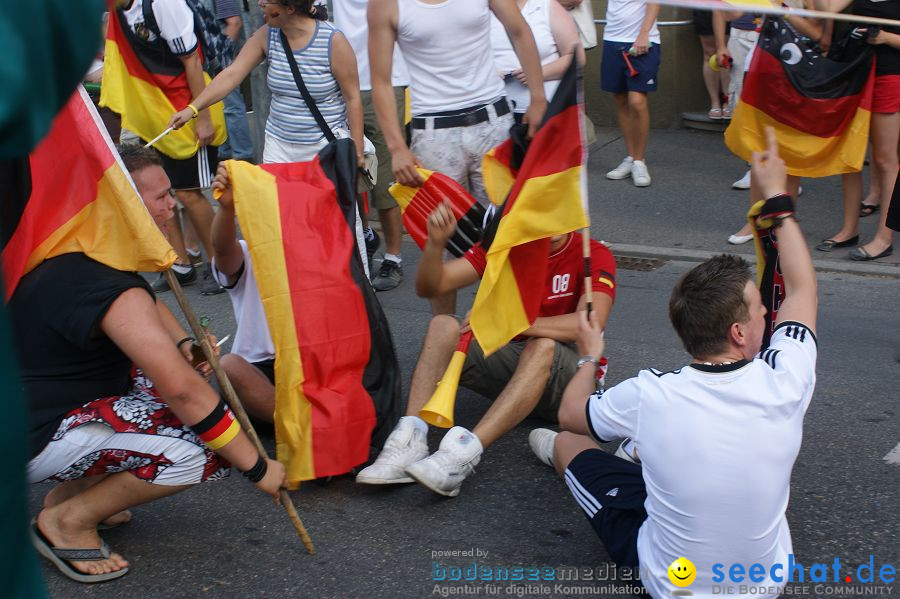 WM-2010: Deutschland-Argentinien (4:0): Singen, 03.07.2010