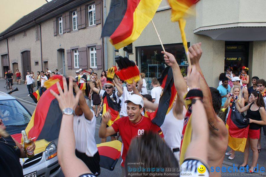 WM-2010: Deutschland-Argentinien (4:0): Singen, 03.07.2010