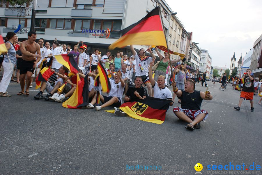 WM-2010: Deutschland-Argentinien (4:0): Singen, 03.07.2010