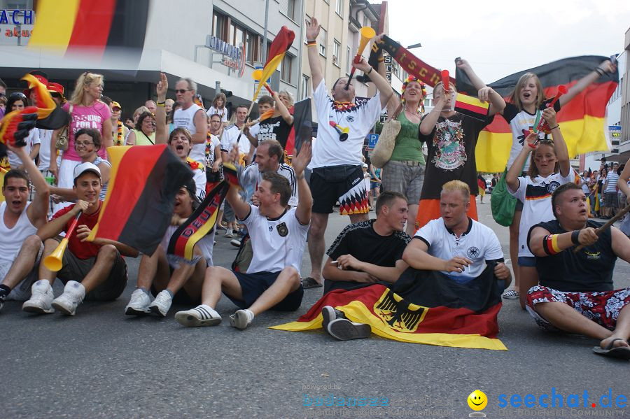 WM-2010: Deutschland-Argentinien (4:0): Singen, 03.07.2010