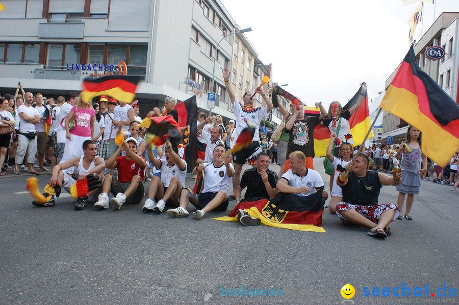 WM-2010: Deutschland-Argentinien (4:0): Singen, 03.07.2010