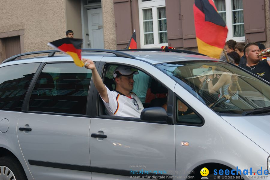 WM-2010: Deutschland-Argentinien (4:0): Singen, 03.07.2010