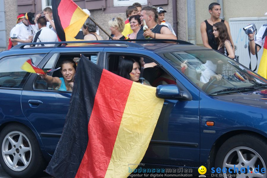 WM-2010: Deutschland-Argentinien (4:0): Singen, 03.07.2010