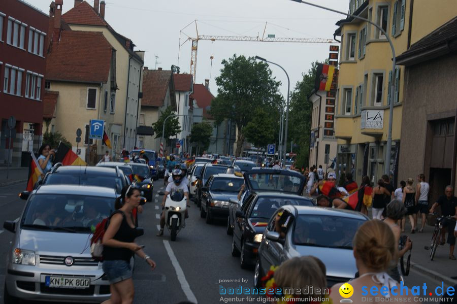 WM-2010: Deutschland-Argentinien (4:0): Singen, 03.07.2010