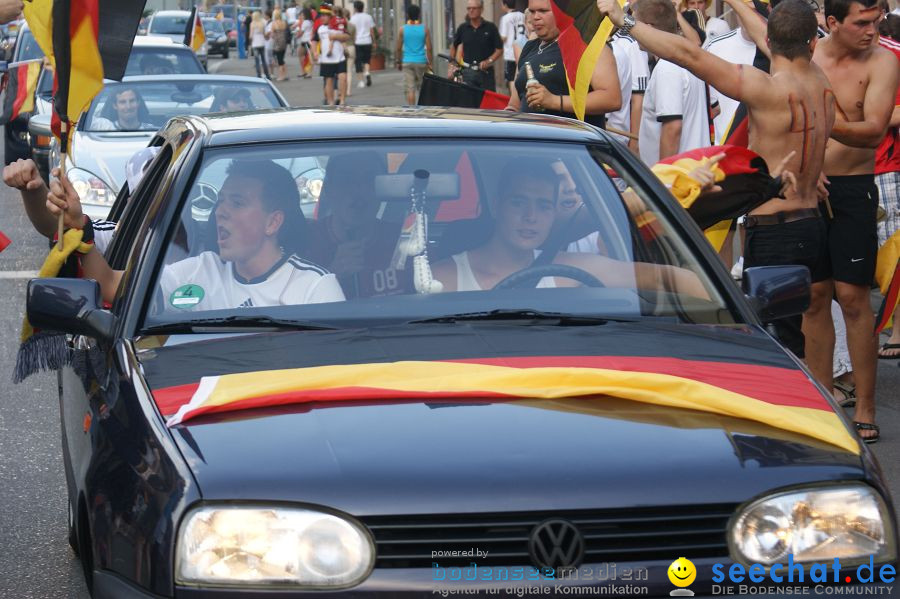 WM-2010: Deutschland-Argentinien (4:0): Singen, 03.07.2010