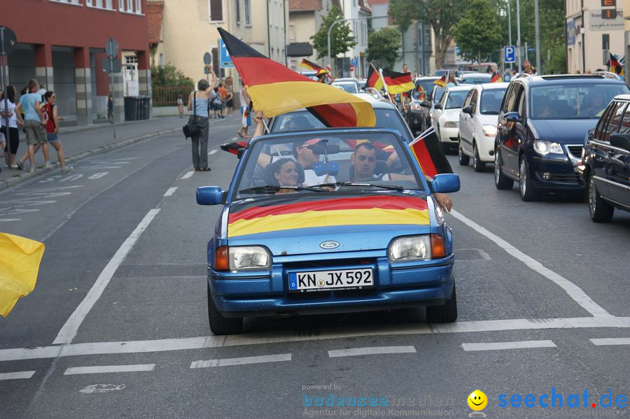 WM-2010: Deutschland-Argentinien (4:0): Singen, 03.07.2010