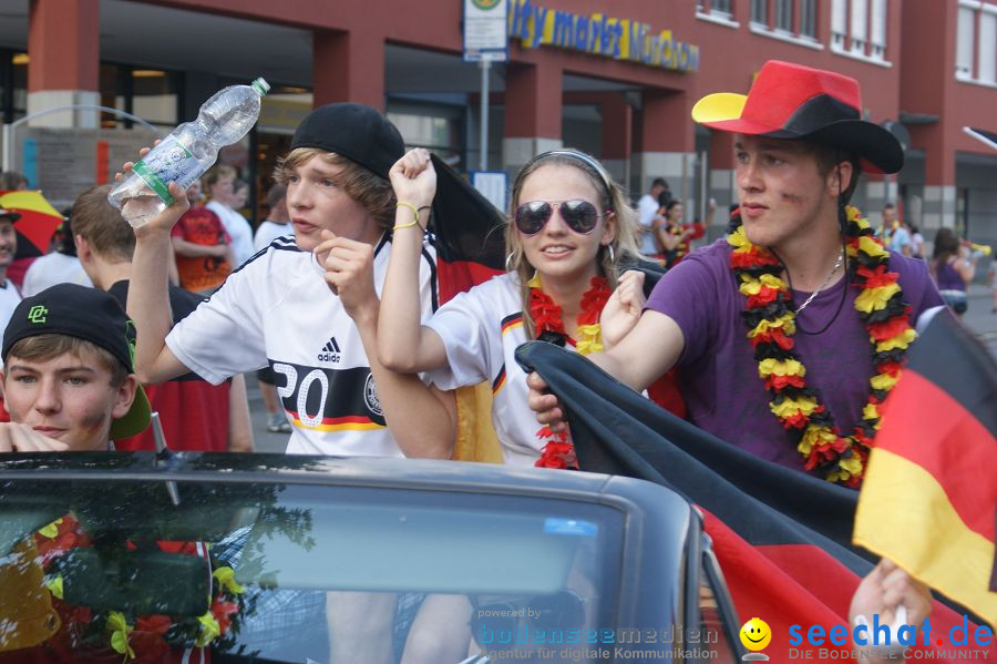 WM-2010: Deutschland-Argentinien (4:0): Singen, 03.07.2010