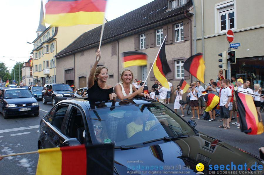 WM-2010: Deutschland-Argentinien (4:0): Singen, 03.07.2010