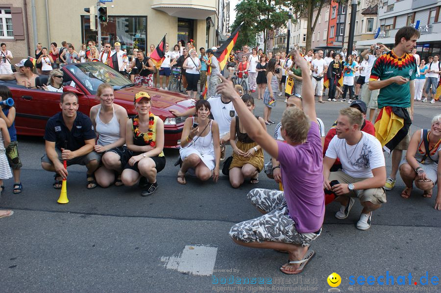 WM-2010: Deutschland-Argentinien (4:0): Singen, 03.07.2010