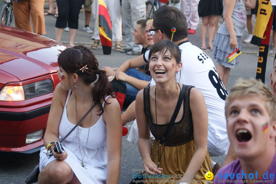 WM-2010: Deutschland-Argentinien (4:0): Singen, 03.07.2010