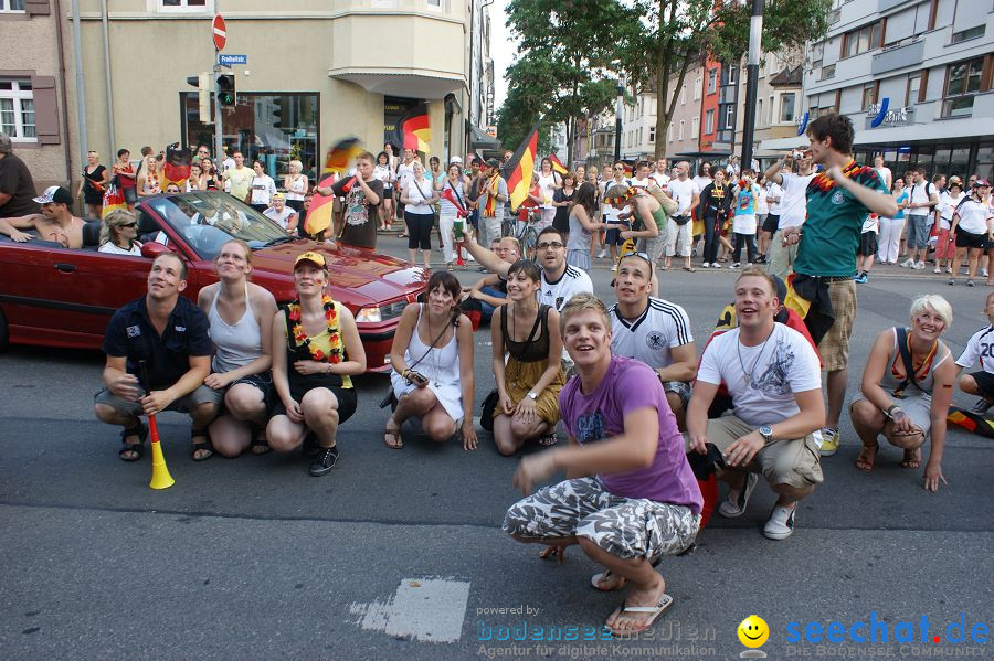 WM-2010: Deutschland-Argentinien (4:0): Singen, 03.07.2010