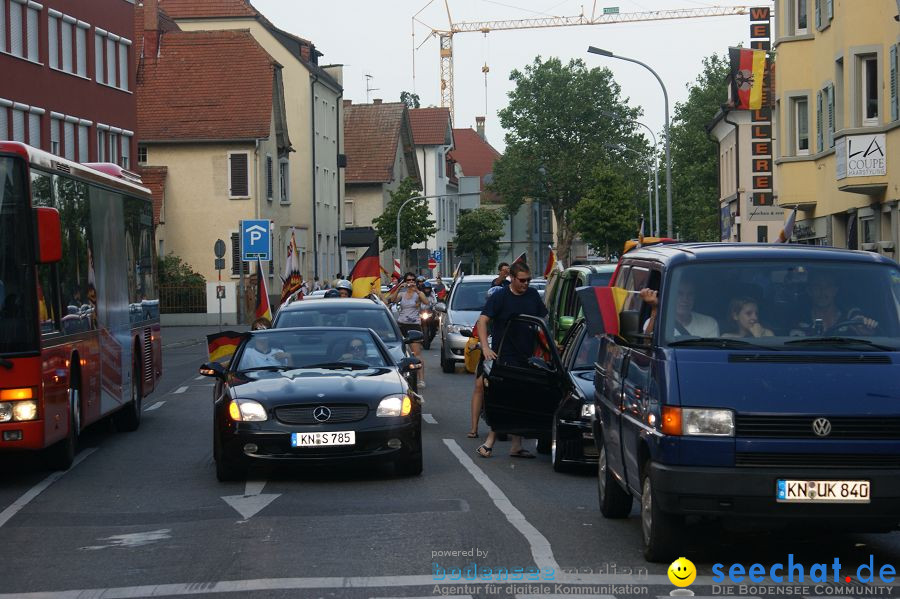 WM-2010: Deutschland-Argentinien (4:0): Singen, 03.07.2010