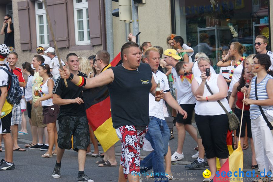 WM-2010: Deutschland-Argentinien (4:0): Singen, 03.07.2010