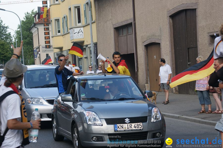 WM-2010: Deutschland-Argentinien (4:0): Singen, 03.07.2010