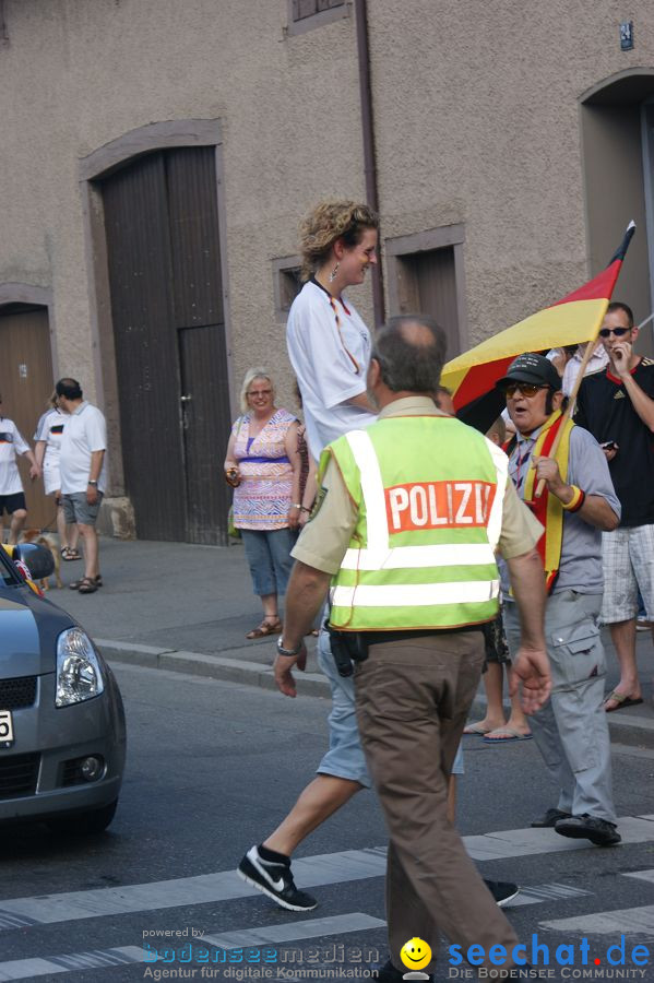 WM-2010: Deutschland-Argentinien (4:0): Singen, 03.07.2010