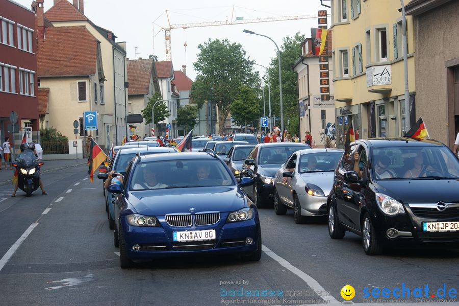 WM-2010: Deutschland-Argentinien (4:0): Singen, 03.07.2010