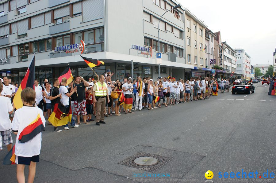 WM-2010: Deutschland-Argentinien (4:0): Singen, 03.07.2010