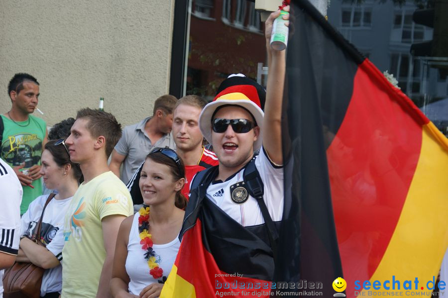 WM-2010: Deutschland-Argentinien (4:0): Singen, 03.07.2010