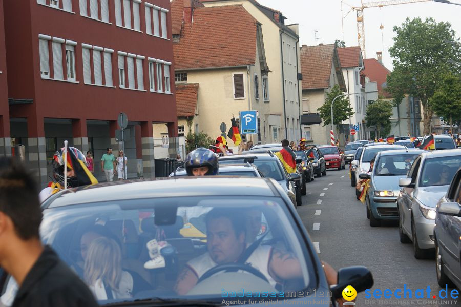 WM-2010: Deutschland-Argentinien (4:0): Singen, 03.07.2010