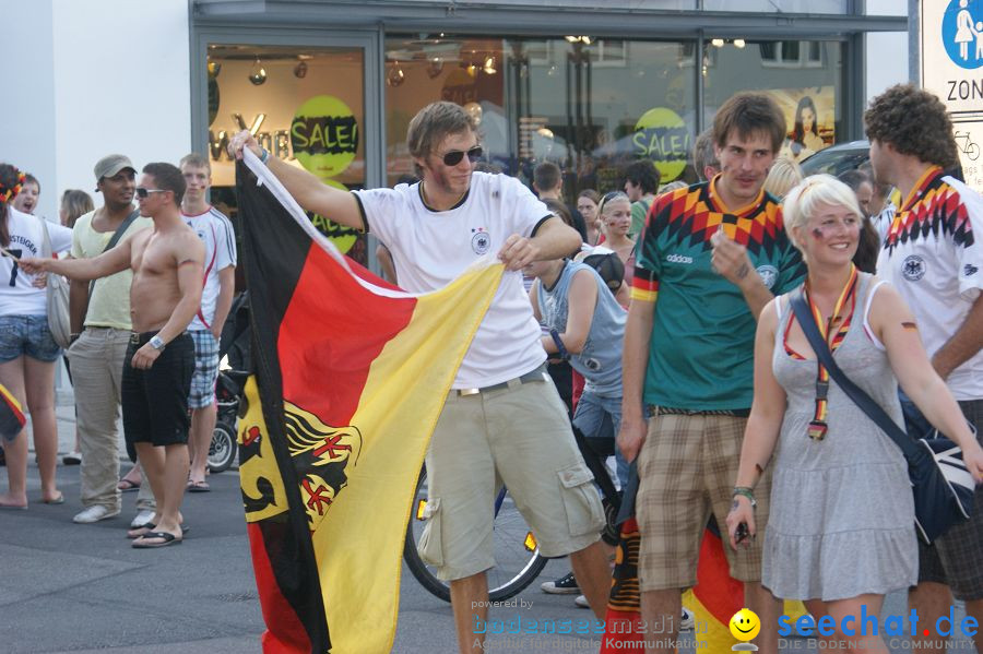 WM-2010: Deutschland-Argentinien (4:0): Singen, 03.07.2010