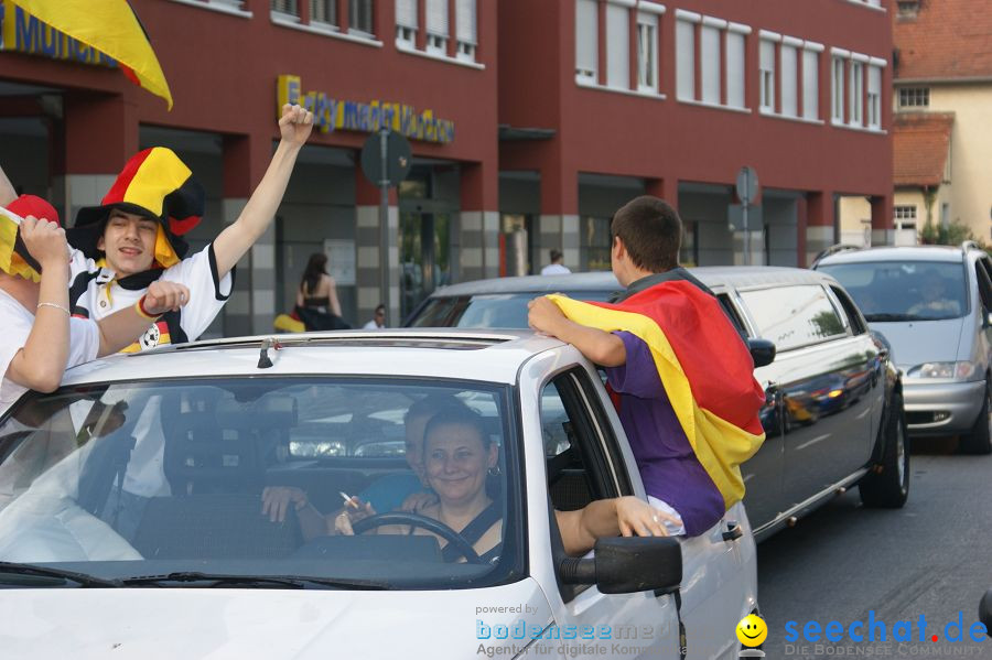 WM-2010: Deutschland-Argentinien (4:0): Singen, 03.07.2010