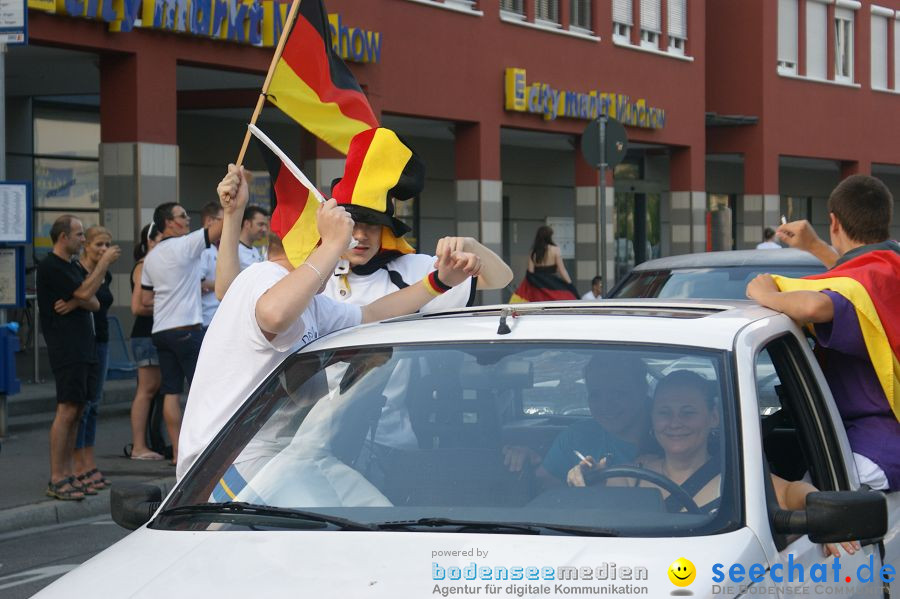 WM-2010: Deutschland-Argentinien (4:0): Singen, 03.07.2010