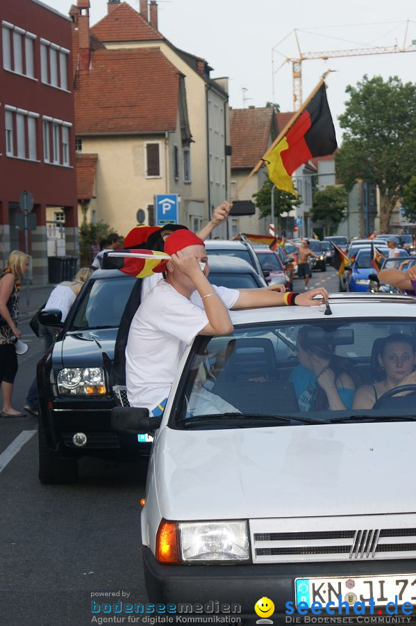 WM-2010: Deutschland-Argentinien (4:0): Singen, 03.07.2010