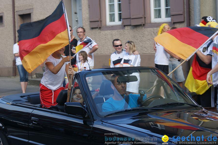 WM-2010: Deutschland-Argentinien (4:0): Singen, 03.07.2010