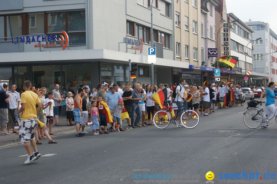 WM-2010: Deutschland-Argentinien (4:0): Singen, 03.07.2010