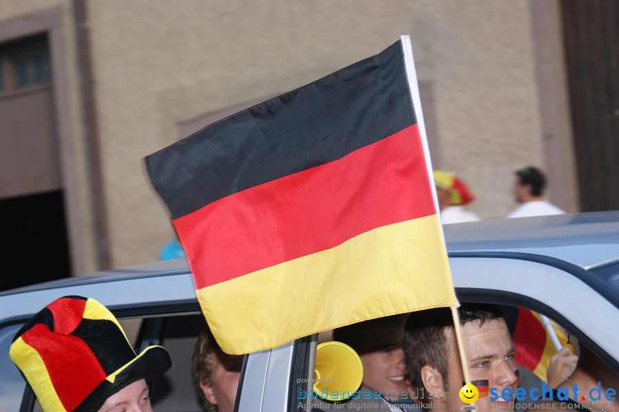 WM-2010: Deutschland-Argentinien (4:0): Singen, 03.07.2010