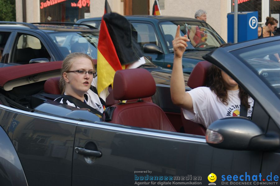 WM-2010: Deutschland-Argentinien (4:0): Singen, 03.07.2010