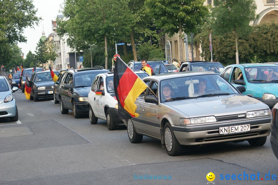 WM-2010: Deutschland-Argentinien (4:0): Singen, 03.07.2010