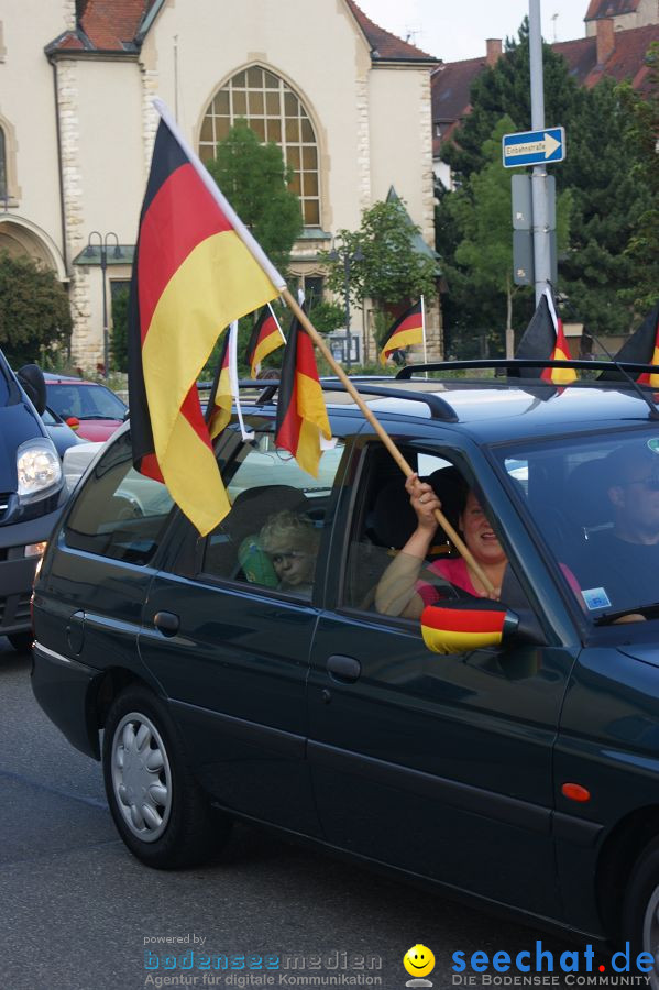 WM-2010: Deutschland-Argentinien (4:0): Singen, 03.07.2010