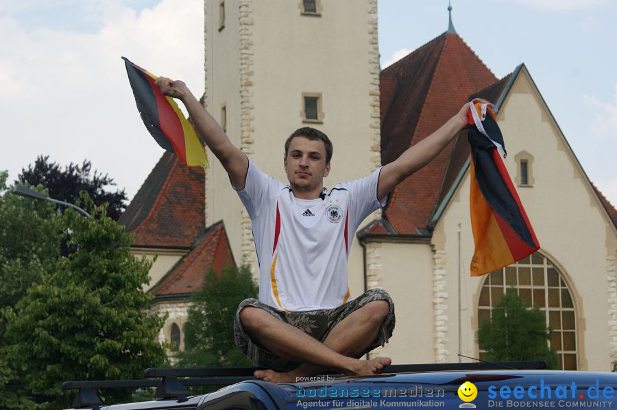 WM-2010: Deutschland-Argentinien (4:0): Singen, 03.07.2010