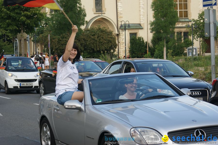 WM-2010: Deutschland-Argentinien (4:0): Singen, 03.07.2010