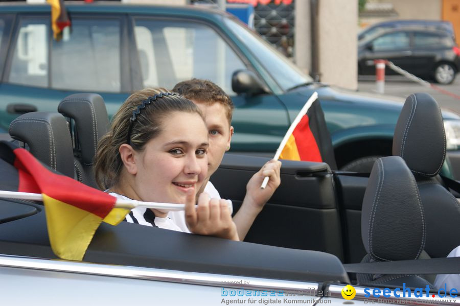 WM-2010: Deutschland-Argentinien (4:0): Singen, 03.07.2010