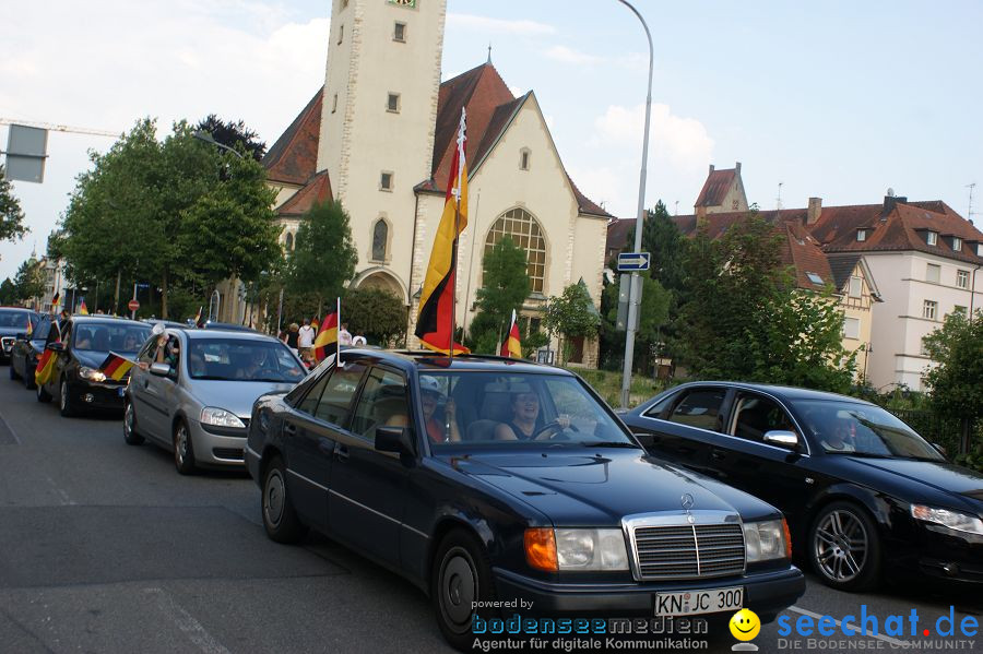 WM-2010: Deutschland-Argentinien (4:0): Singen, 03.07.2010