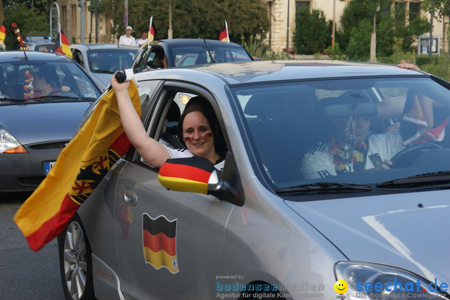 WM-2010: Deutschland-Argentinien (4:0): Singen, 03.07.2010